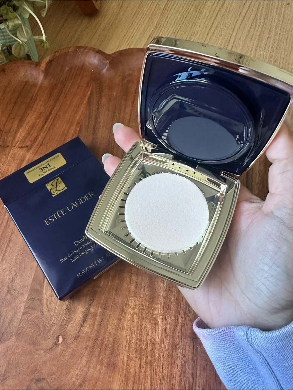 Estee Lauder Double Wear Matte Powder Foundation 3N1 IVORY BEIGE
